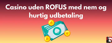 Rufus Casino Uden ROFUS Find De Bedste Spilmuligheder